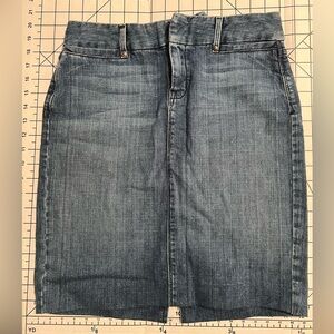 GAP EUC straight stretch denim jean skirt 2